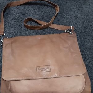 Kenneth Cole Leather Messenger Bag
